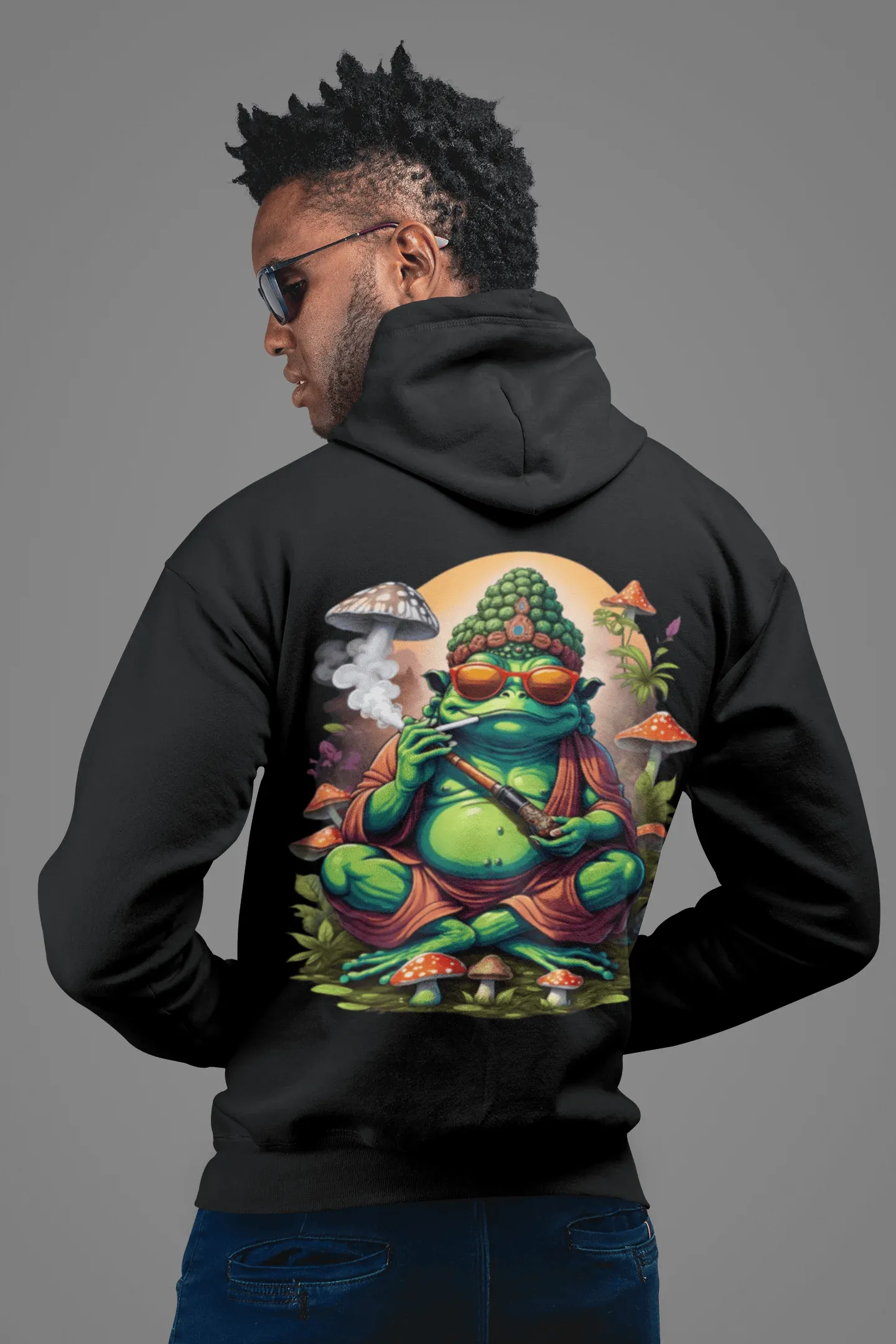 Psychedelic Hoodie | Trippy Frog