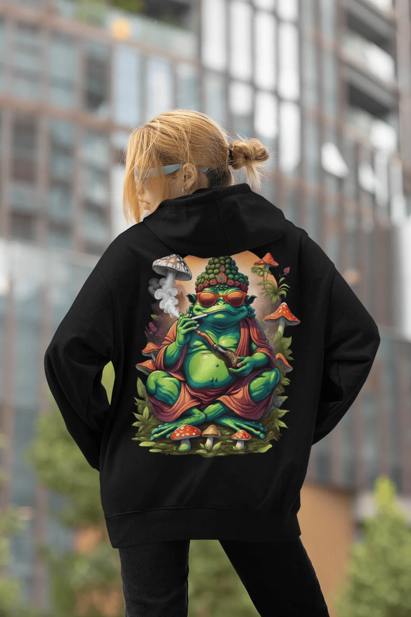 Psychedelic Hoodie | Trippy Frog