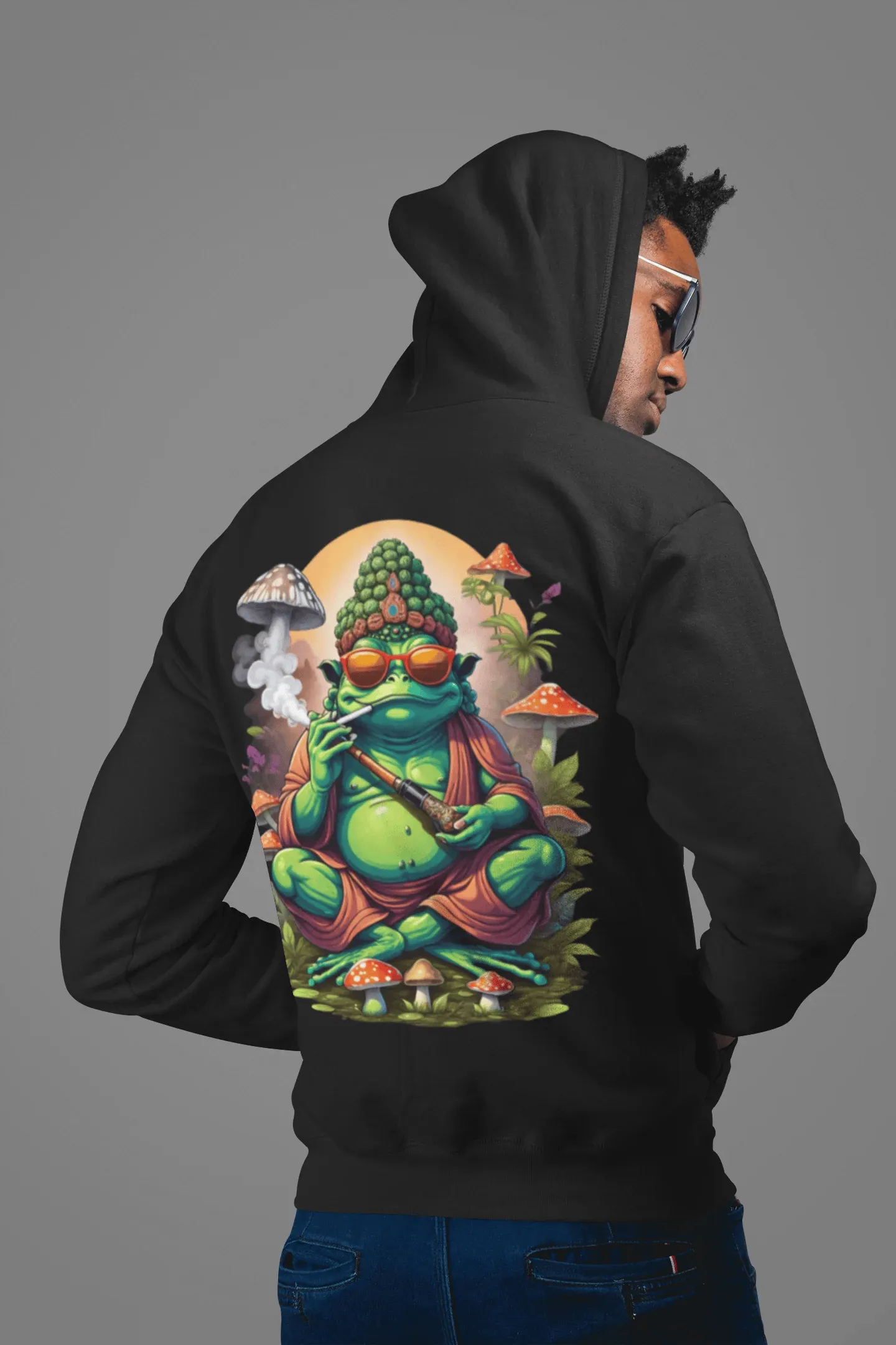 Psychedelic Hoodie | Trippy Frog