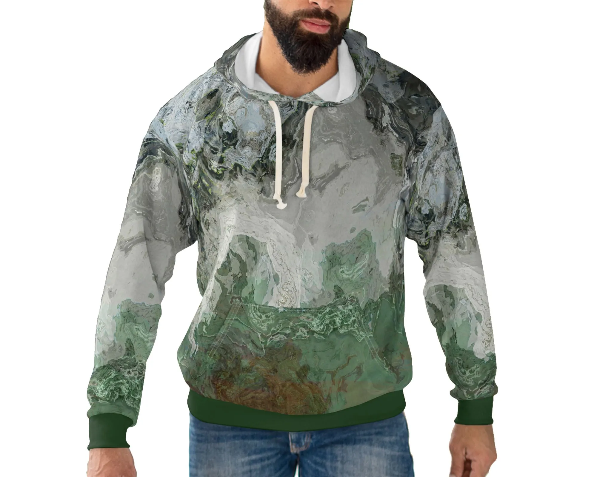 Pullover Hoodie, River Wind