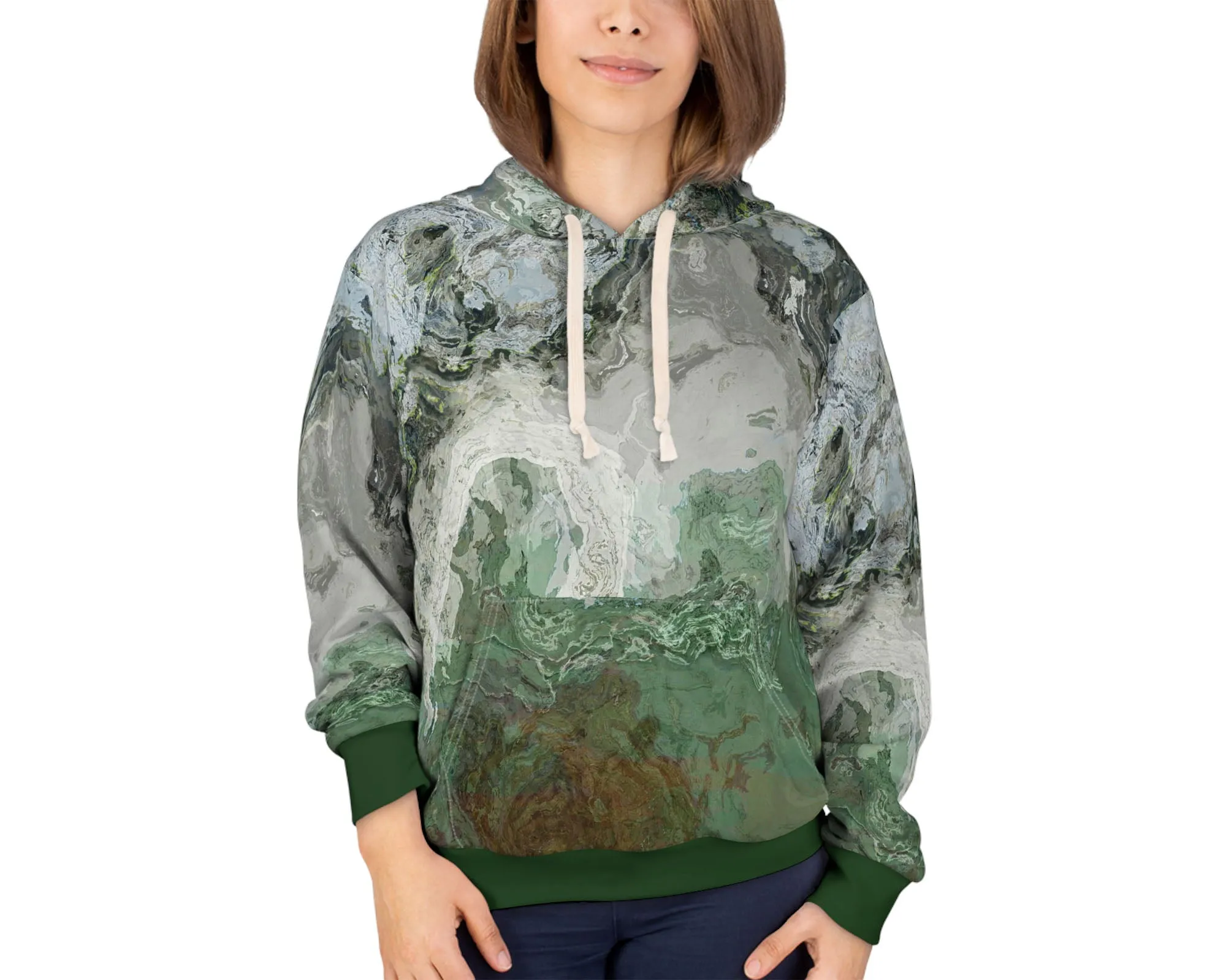 Pullover Hoodie, River Wind