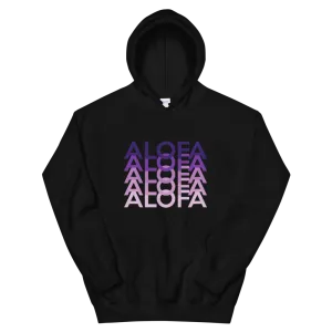 Purple Alofa Repeat *ADULT HOODIE*