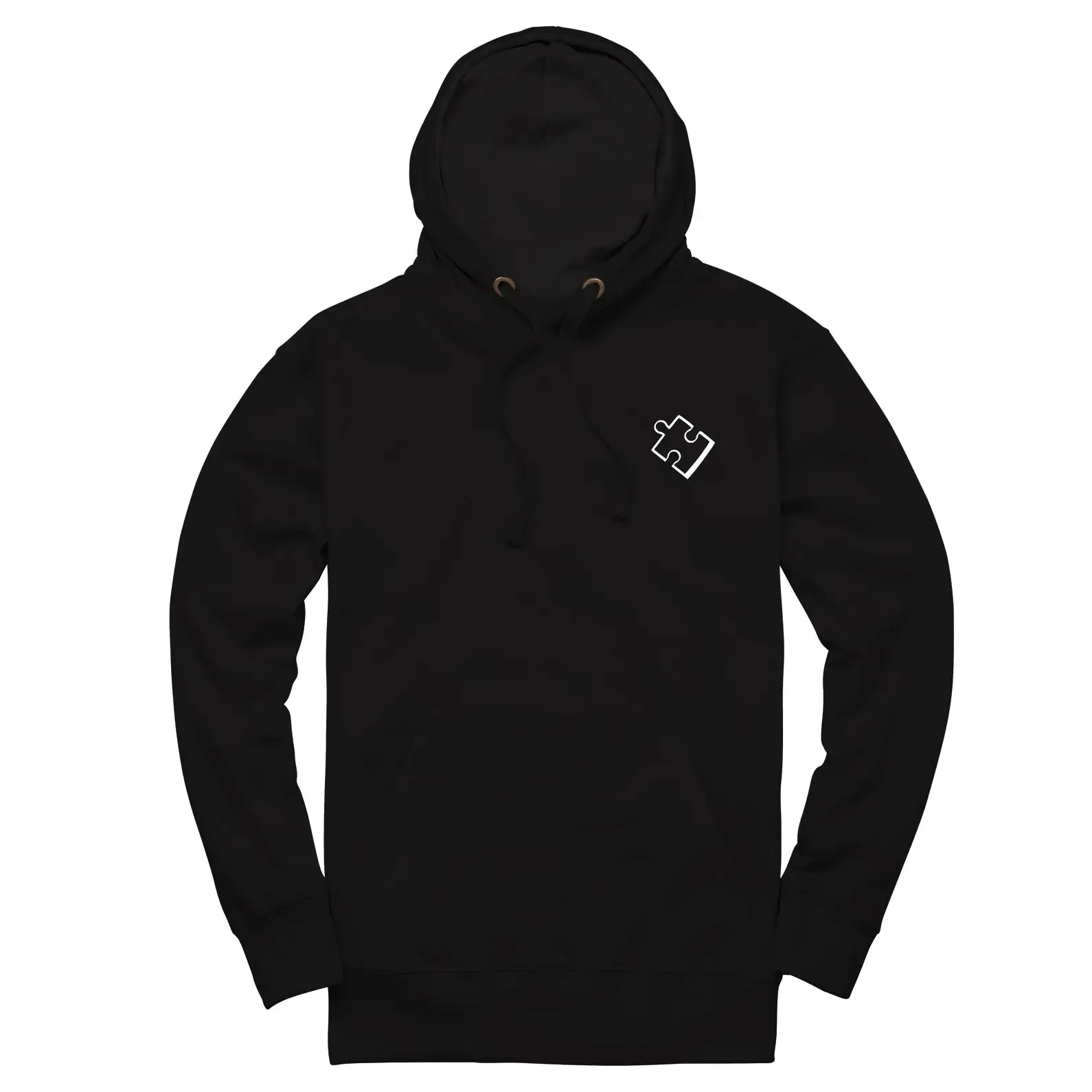Puzzle Heart & Missing Piece Matching Couple Embroidered Unisex Hoodie