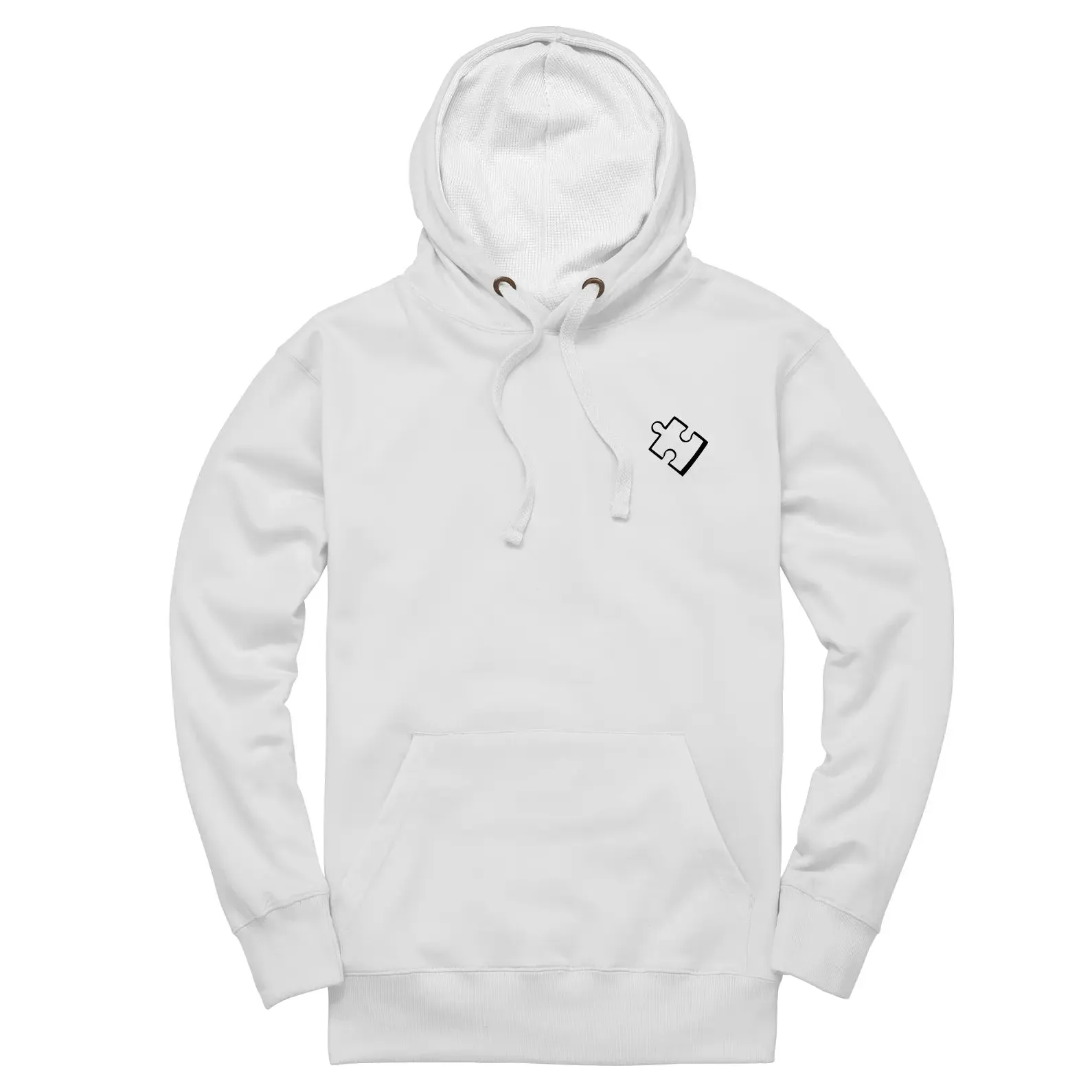 Puzzle Heart & Missing Piece Matching Couple Embroidered Unisex Hoodie