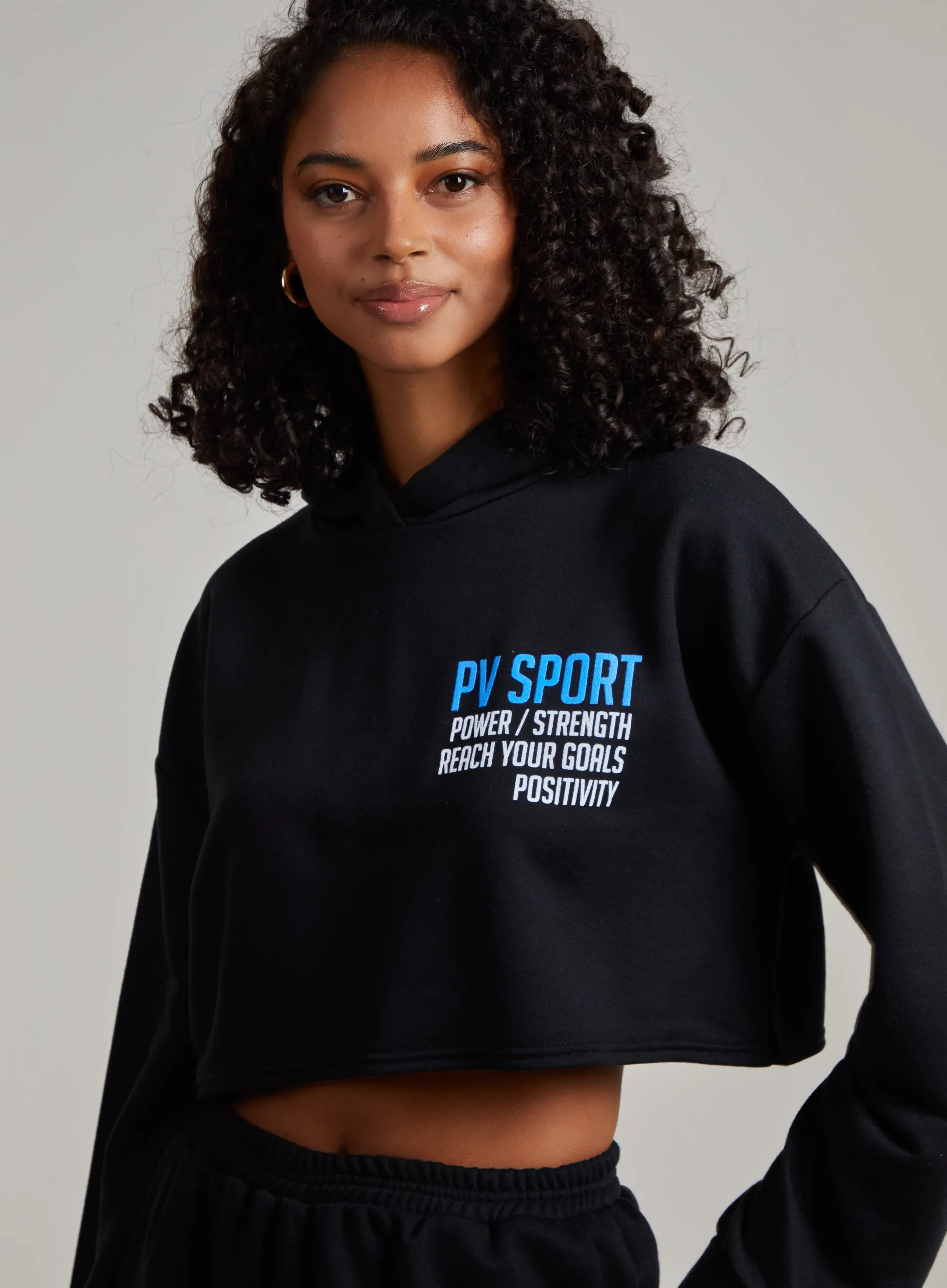 PV Sport Cropped Hoodie