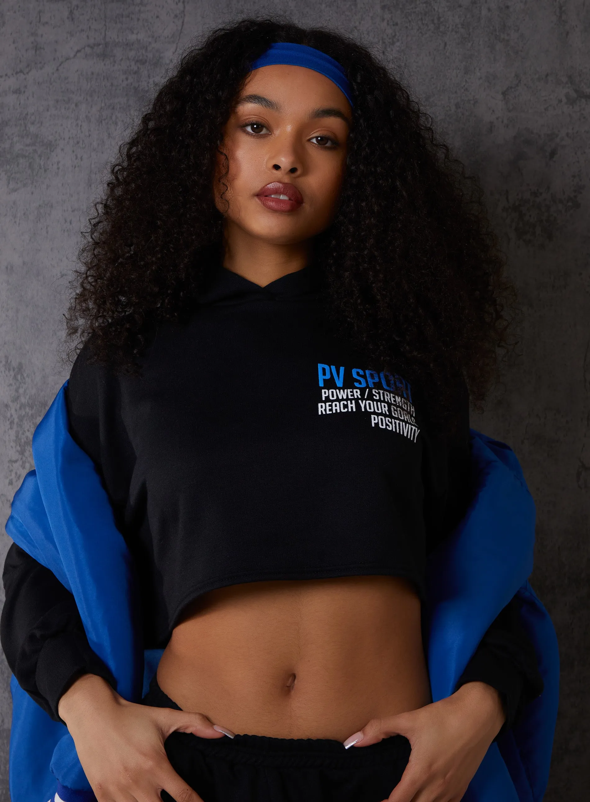 PV Sport Cropped Hoodie