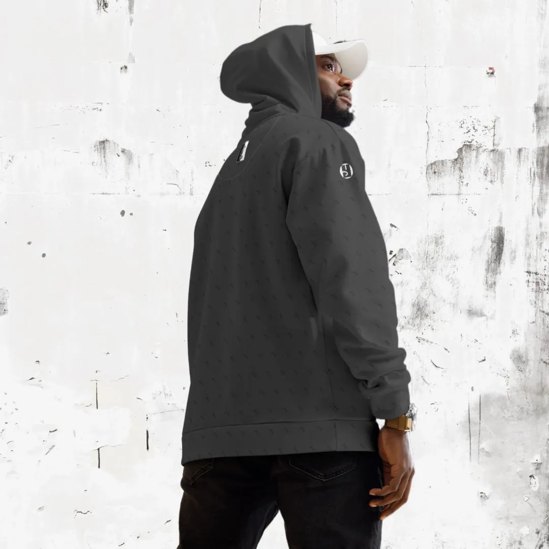 "Swing23" Charcoal Pullover Fleece Hoodie