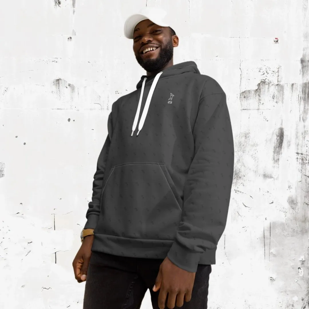 "Swing23" Charcoal Pullover Fleece Hoodie