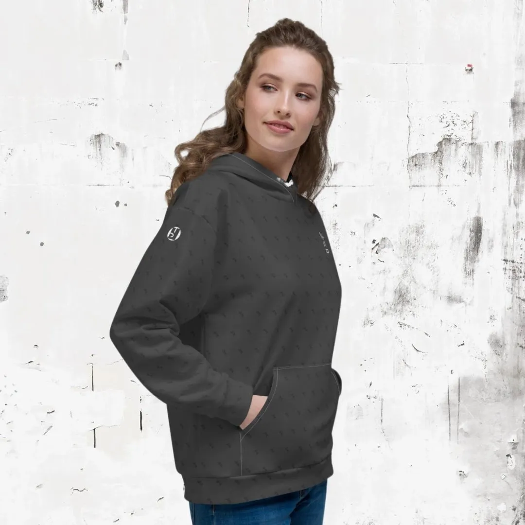 "Swing23" Charcoal Pullover Fleece Hoodie