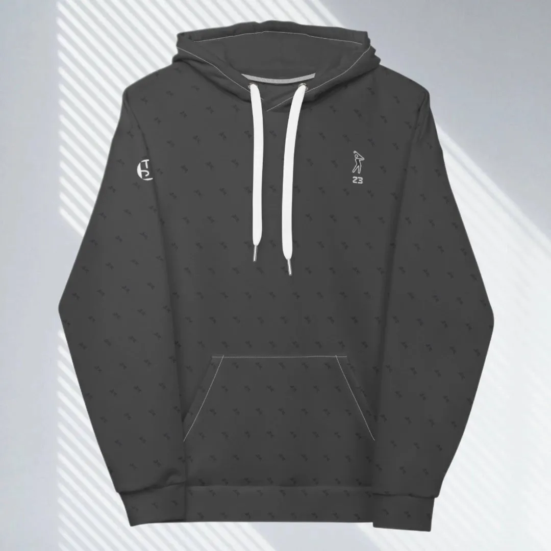 "Swing23" Charcoal Pullover Fleece Hoodie