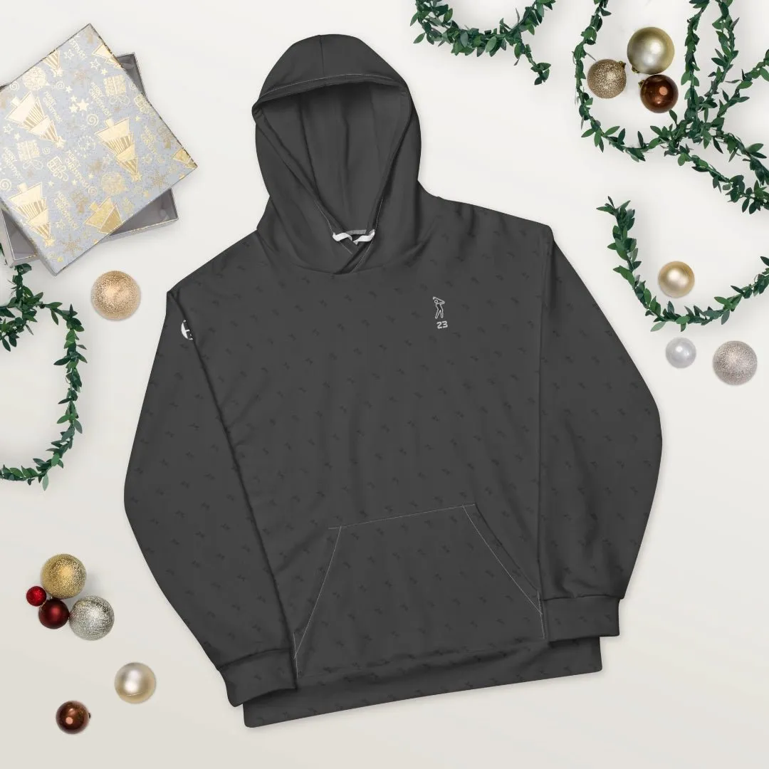 "Swing23" Charcoal Pullover Fleece Hoodie