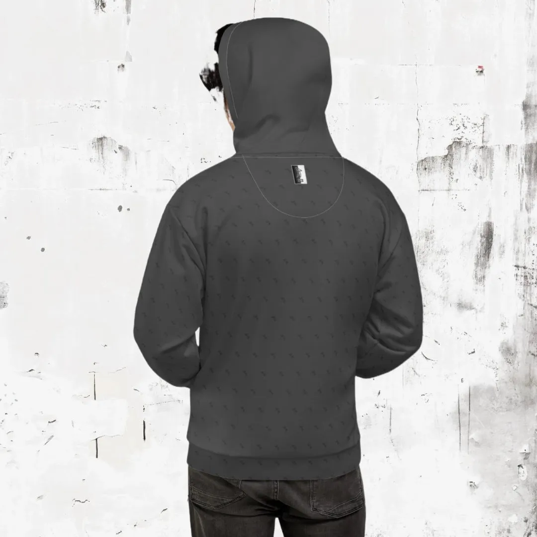 "Swing23" Charcoal Pullover Fleece Hoodie