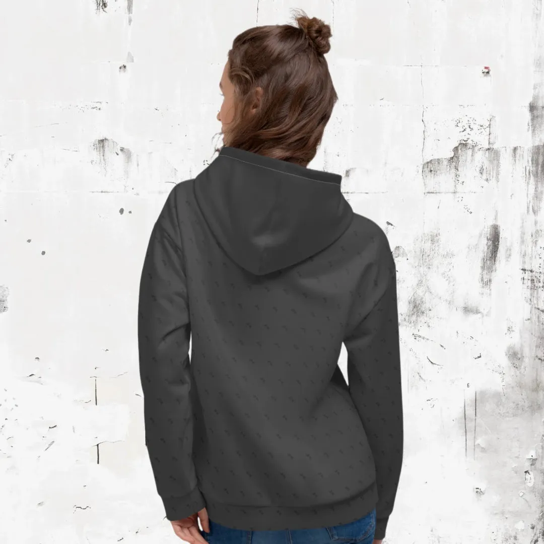 "Swing23" Charcoal Pullover Fleece Hoodie