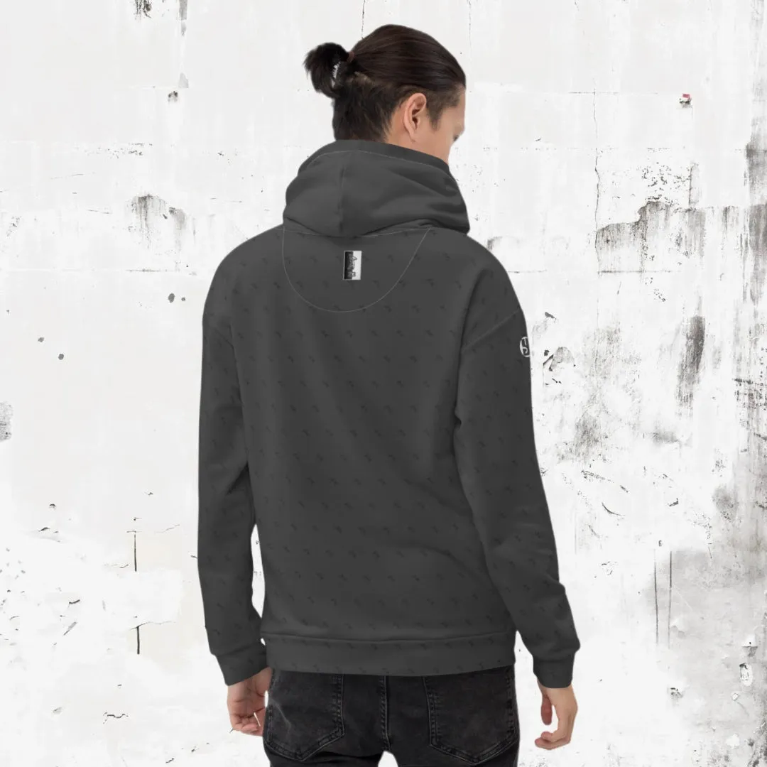 "Swing23" Charcoal Pullover Fleece Hoodie