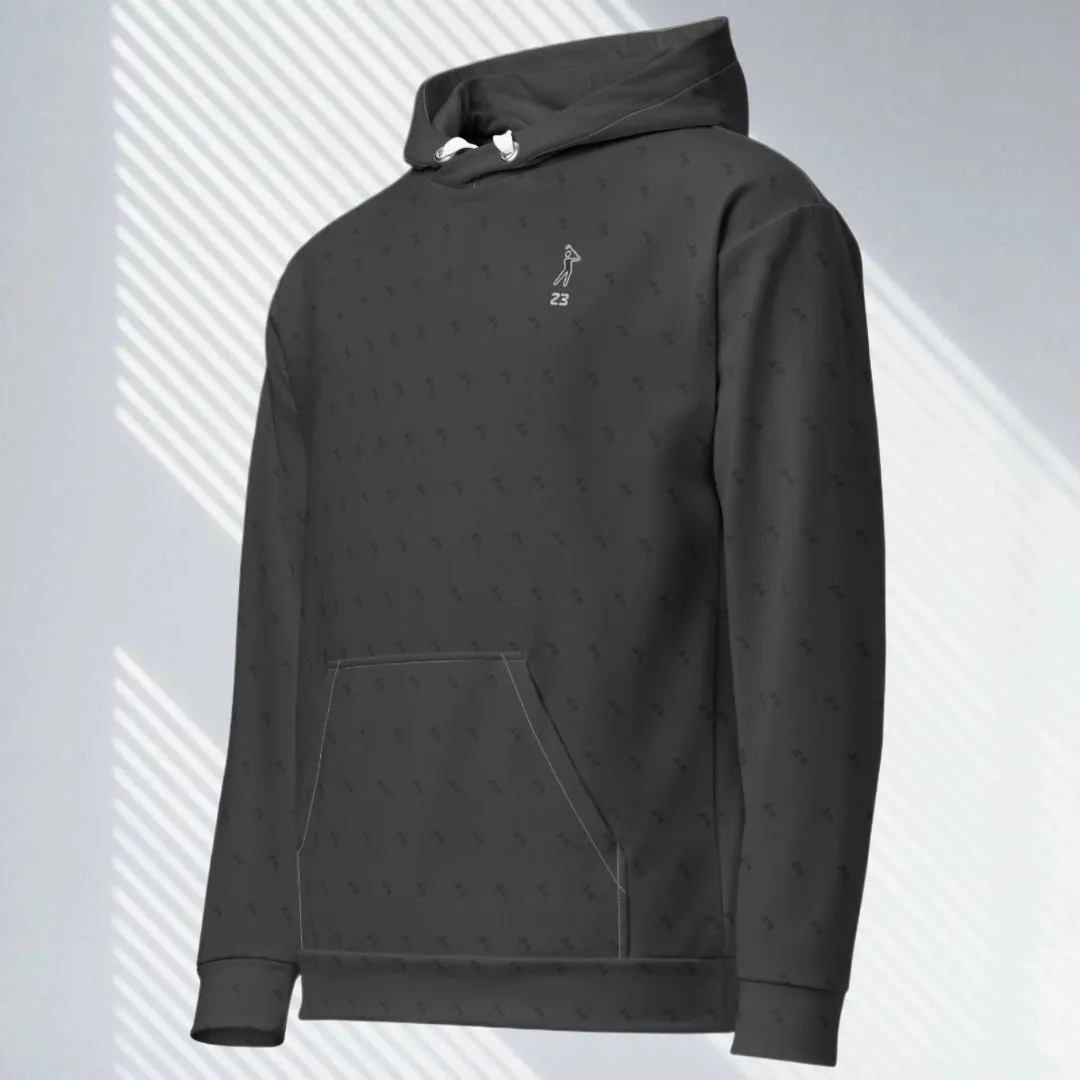 "Swing23" Charcoal Pullover Fleece Hoodie