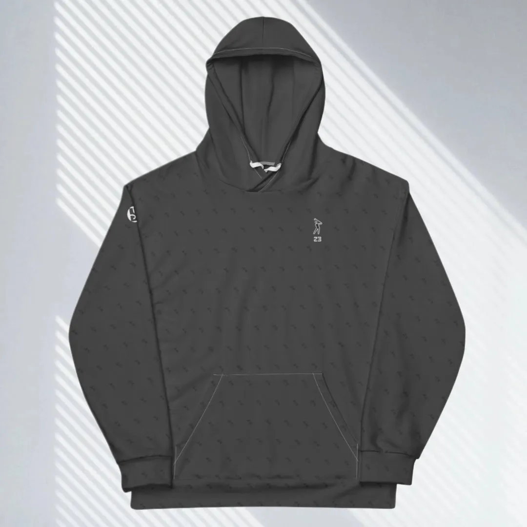 "Swing23" Charcoal Pullover Fleece Hoodie