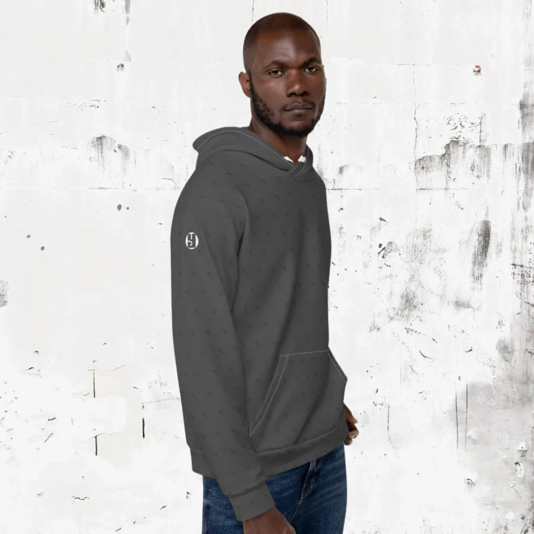 "Swing23" Charcoal Pullover Fleece Hoodie