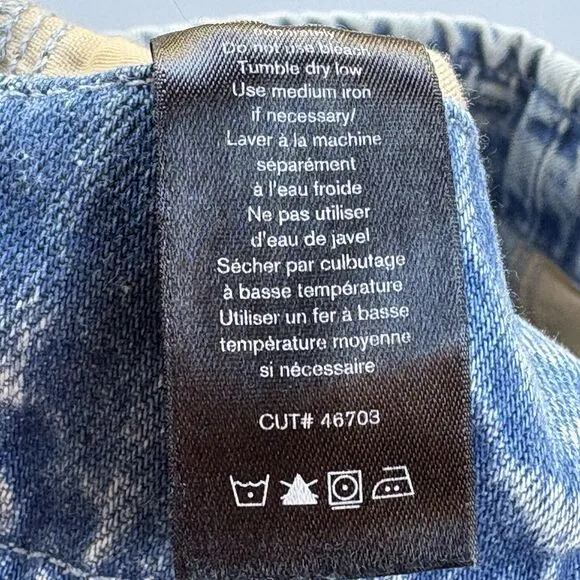 Rag &amp; Bone Women Size 25 Darted 90s Relax Jeans In Venus High Rise Acid Wash