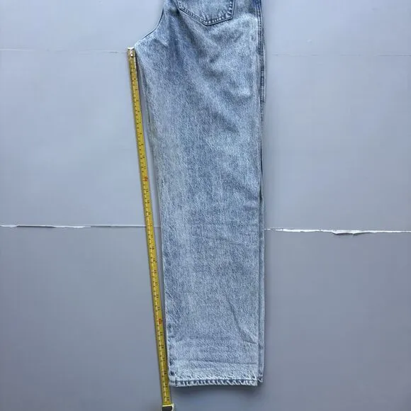 Rag &amp; Bone Women Size 25 Darted 90s Relax Jeans In Venus High Rise Acid Wash