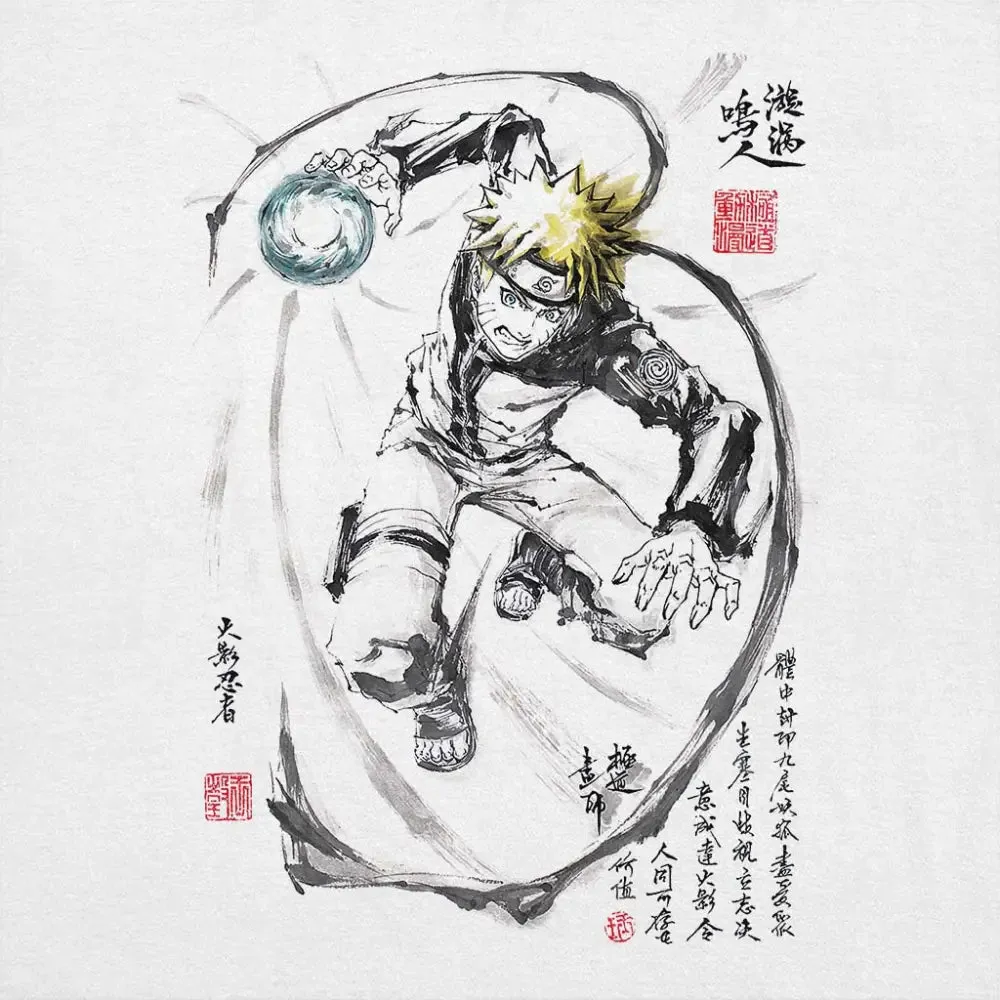 Rasengan Sumi-e Hoodie