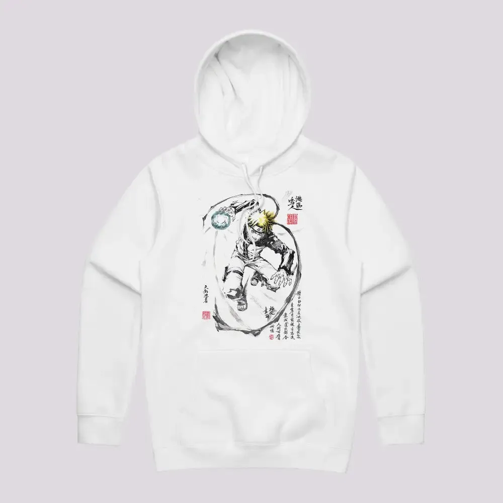 Rasengan Sumi-e Hoodie