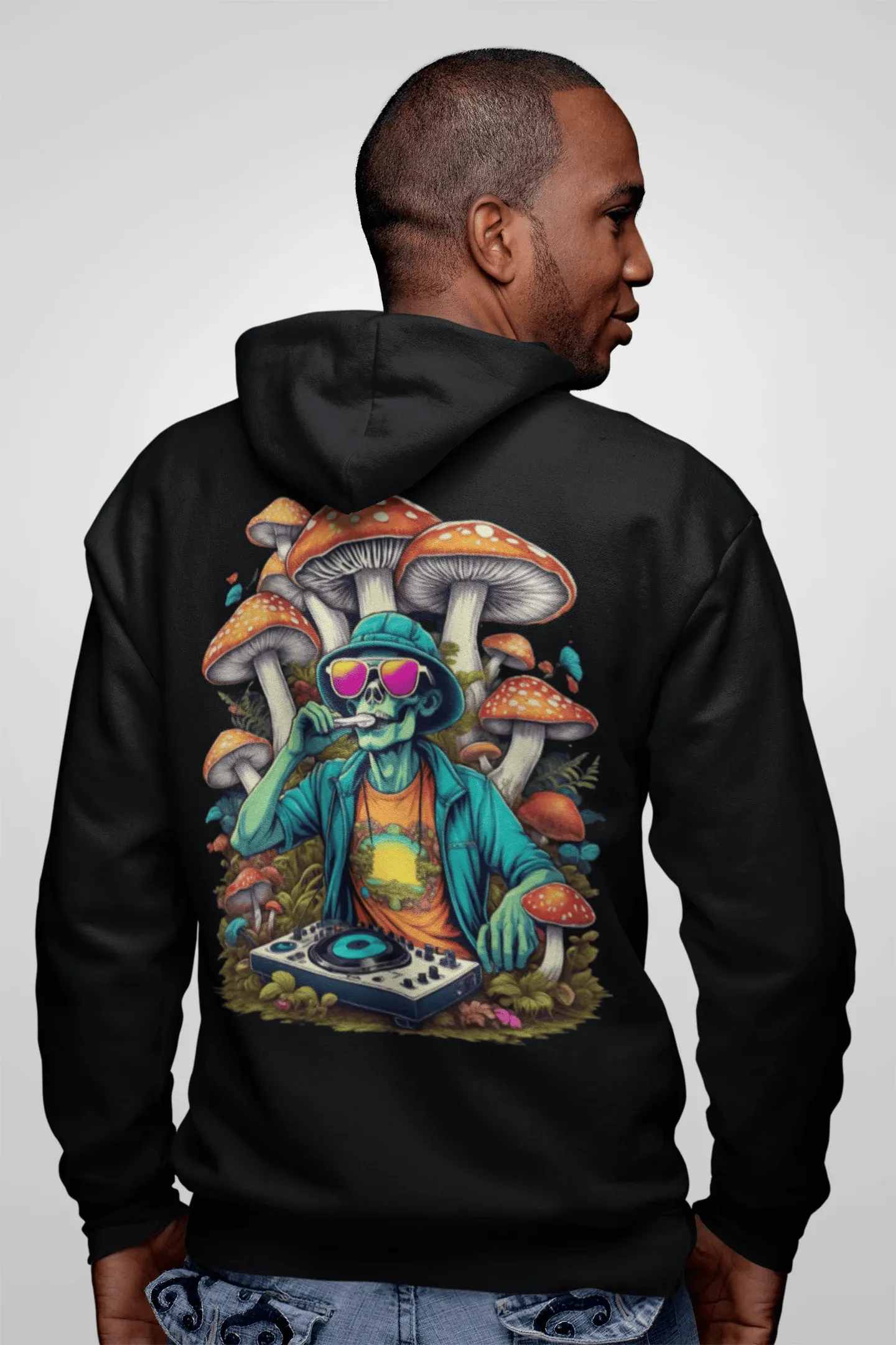 Rave Hoodie | Psychedelic Rave DJ | Rave Outfit