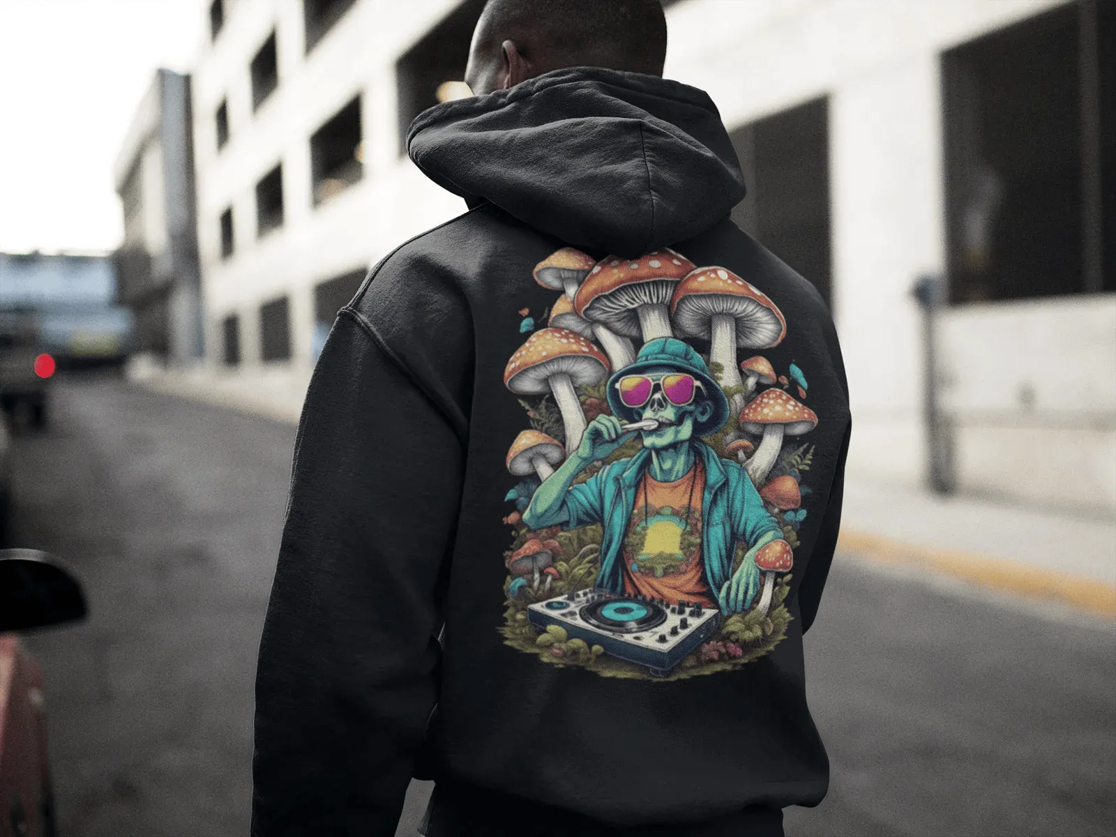 Rave Hoodie | Psychedelic Rave DJ | Rave Outfit