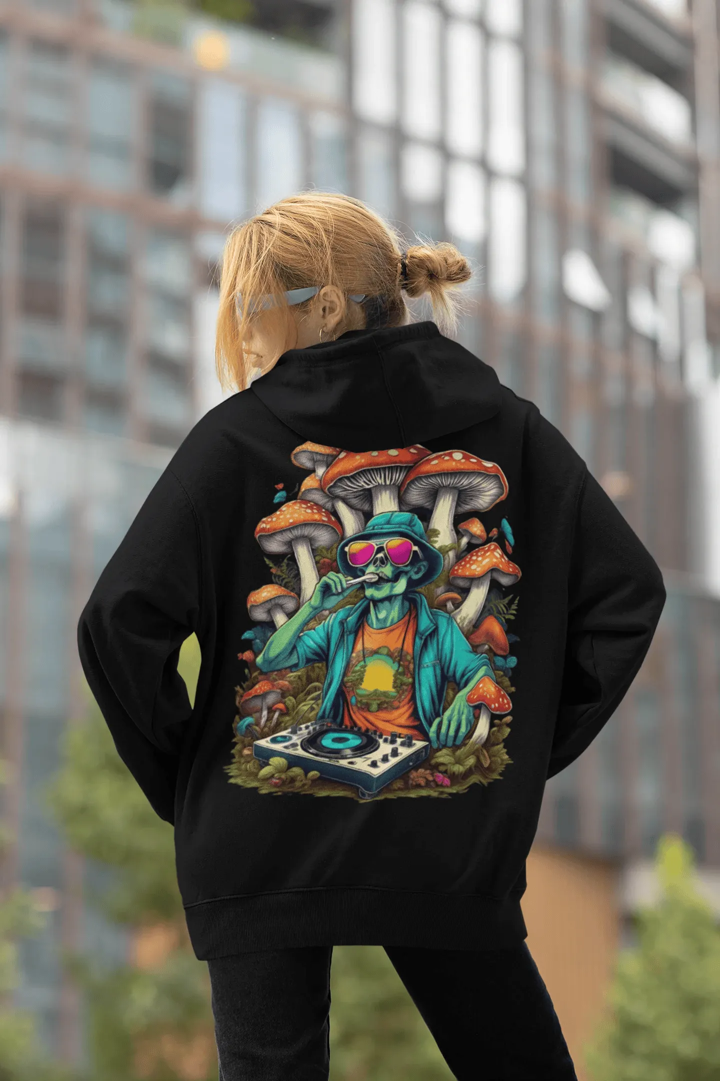 Rave Hoodie | Psychedelic Rave DJ | Rave Outfit