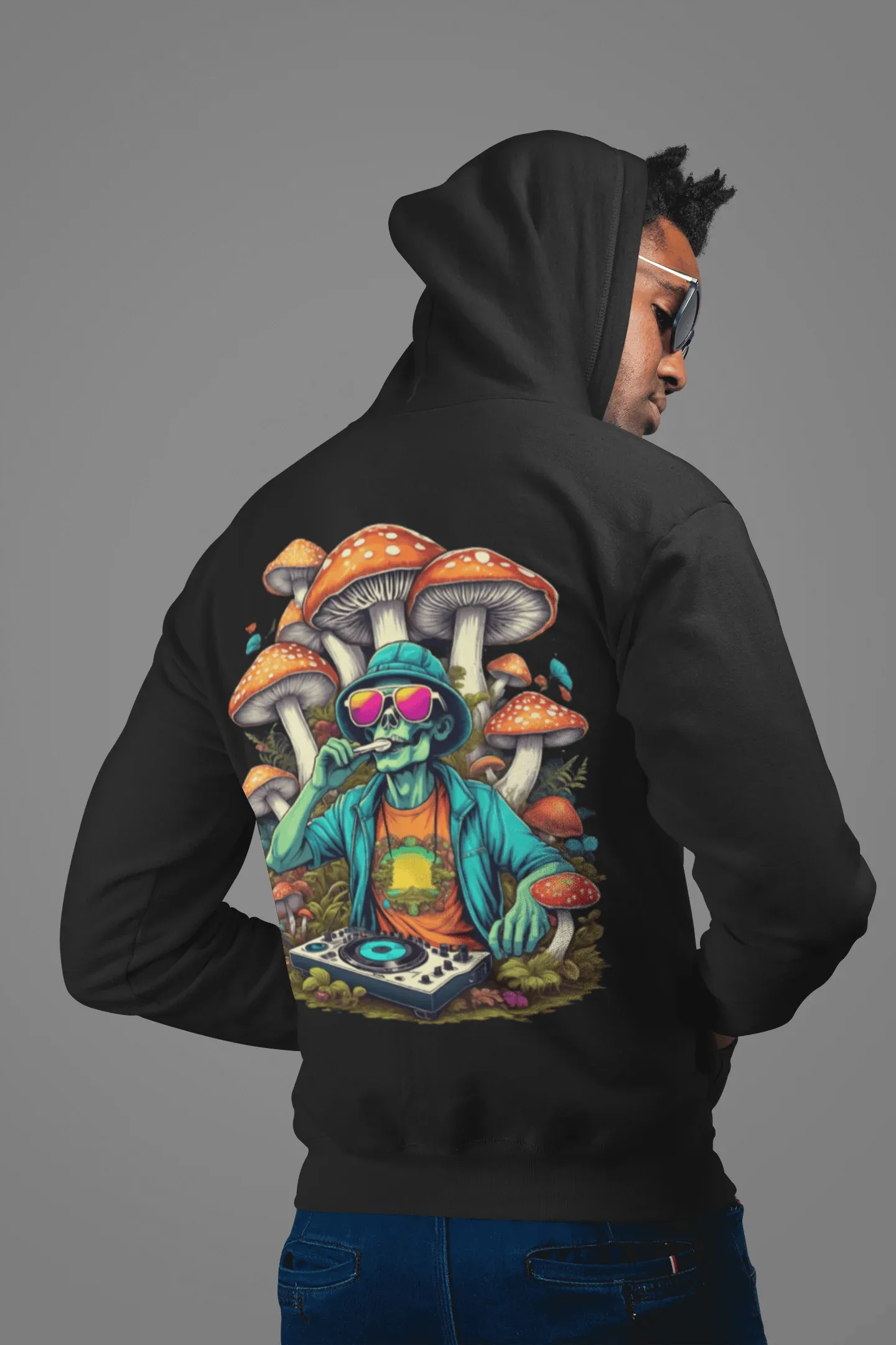 Rave Hoodie | Psychedelic Rave DJ | Rave Outfit