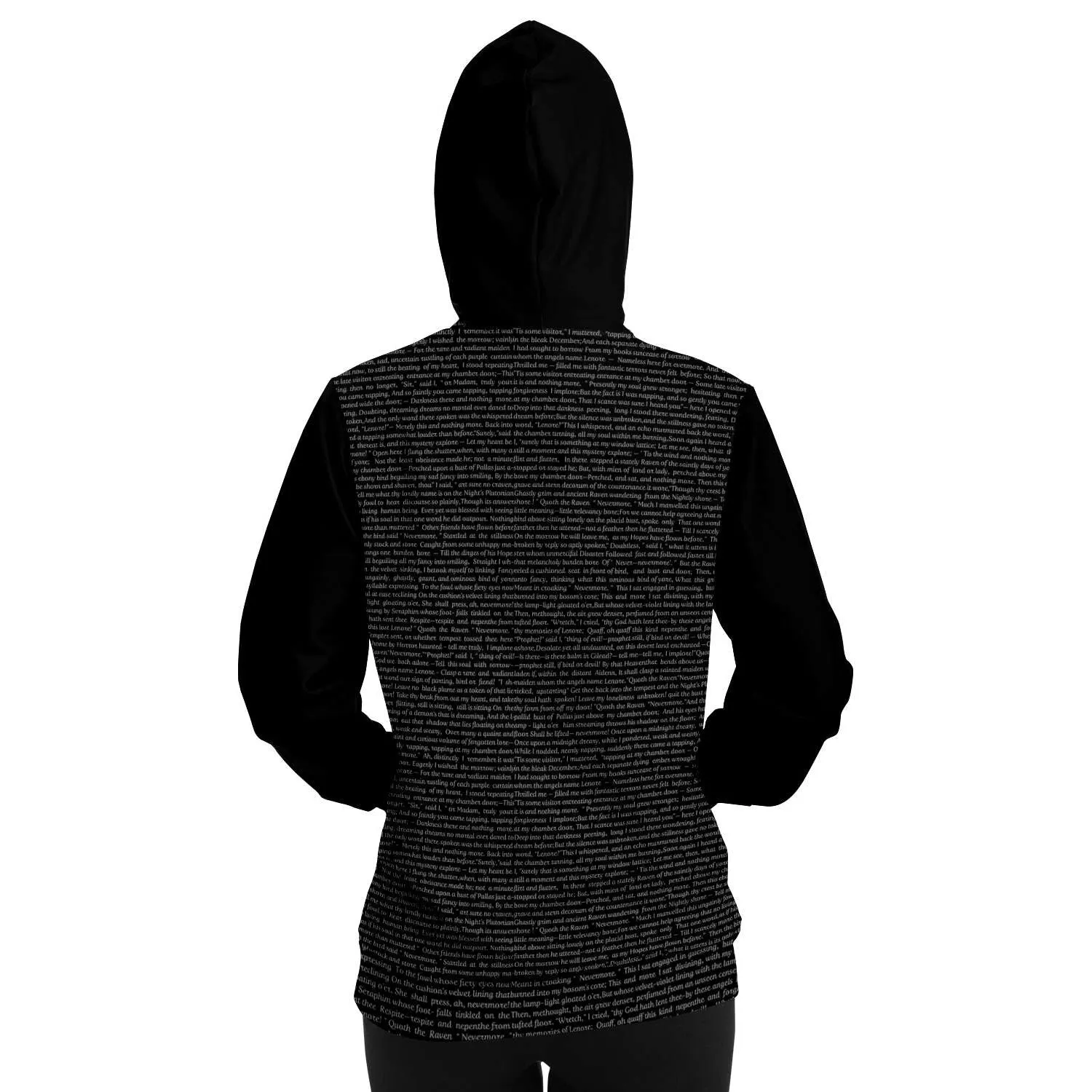 Raven Hoodie Allen Edgar Poe Story