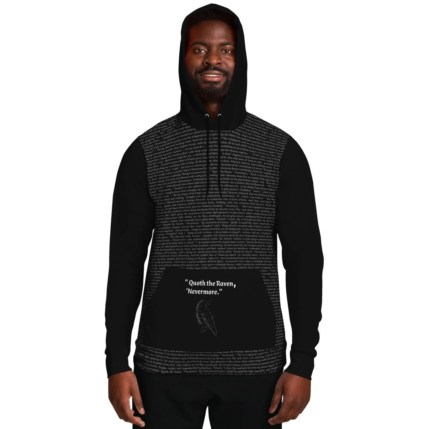 Raven Hoodie Allen Edgar Poe Story