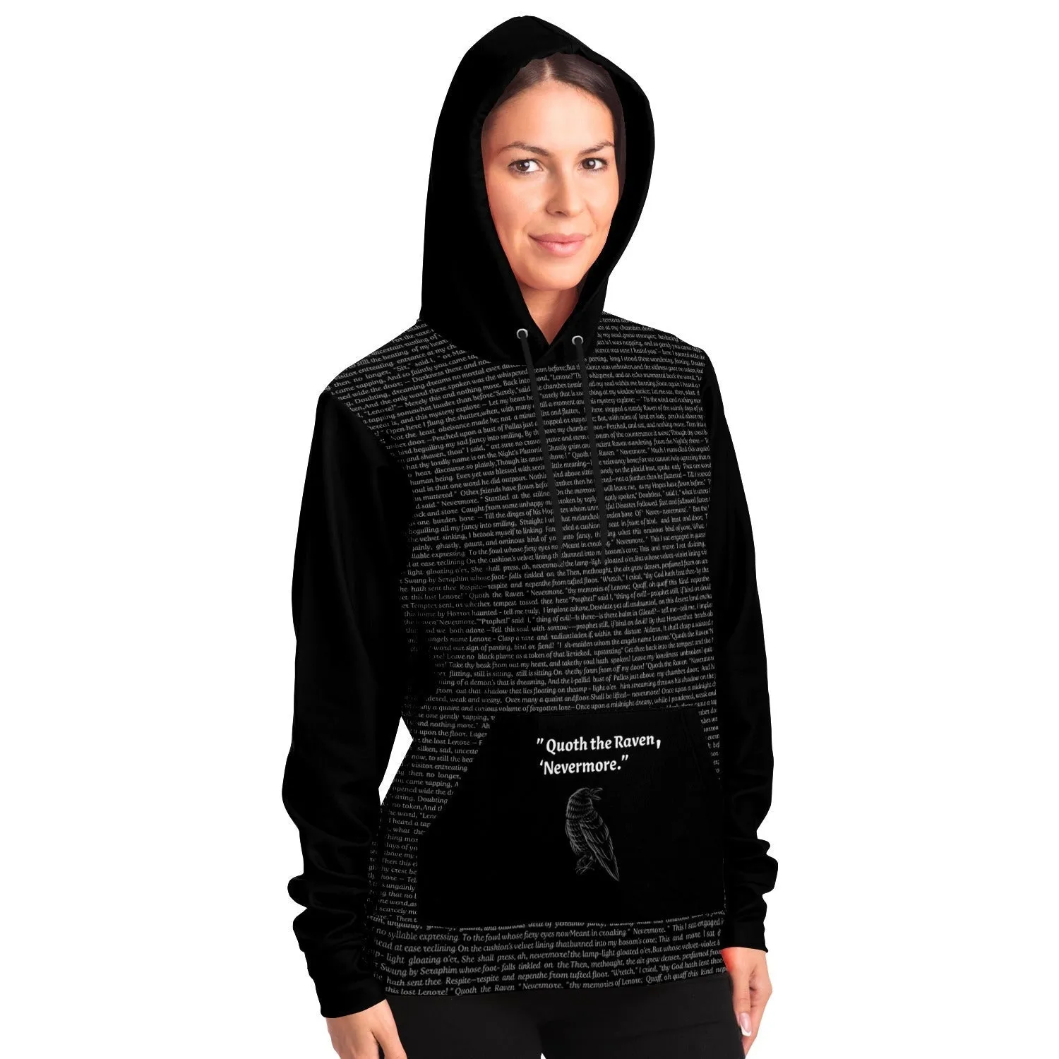 Raven Hoodie Allen Edgar Poe Story