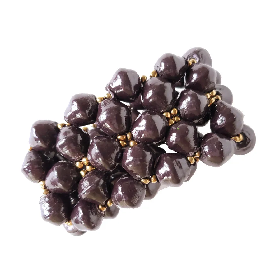 Recycled Paper Bead Bracelet - Lineage