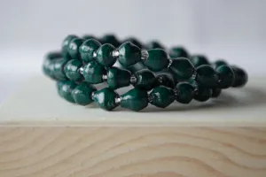 Recycled Paper Bead Bracelet - Shadow