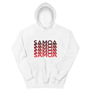 Red Samoa Repeat *ADULT HOODIE*