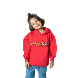 Red Velcro Patch Hoodie - Unisex