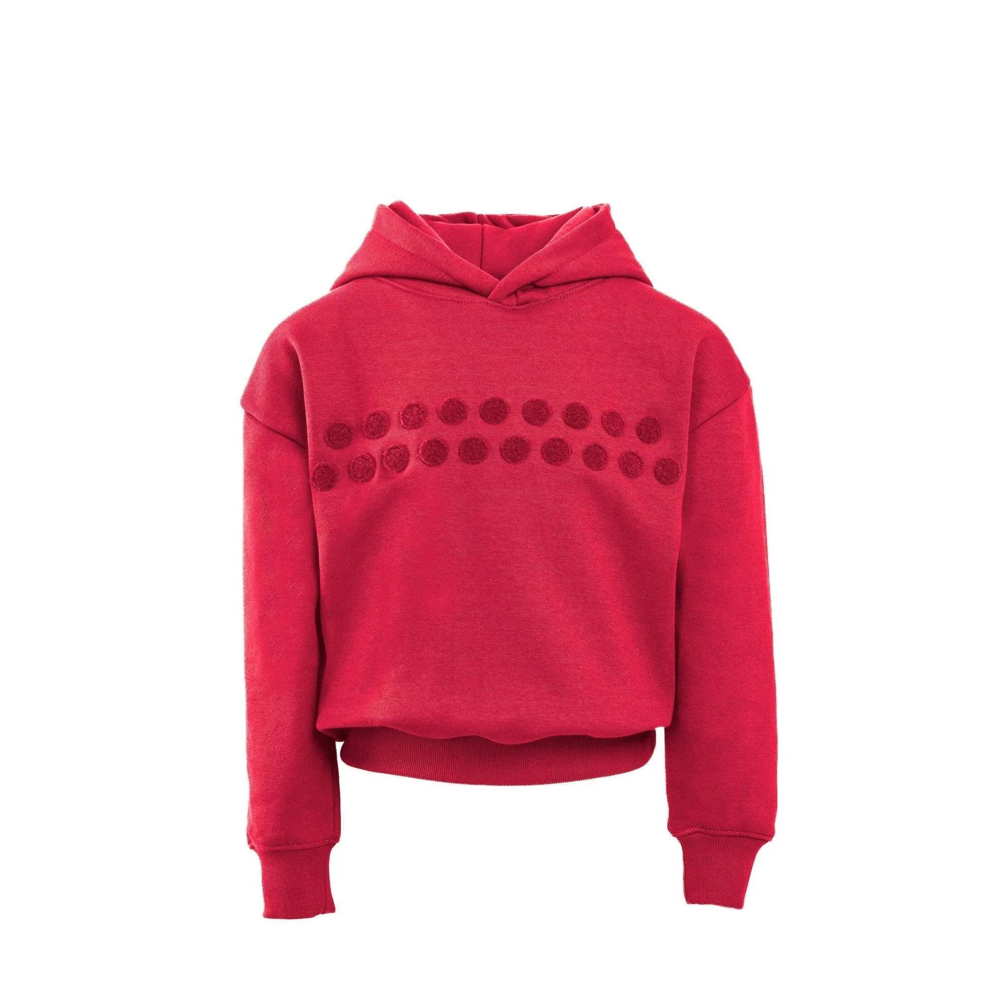 Red Velcro Patch Hoodie - Unisex