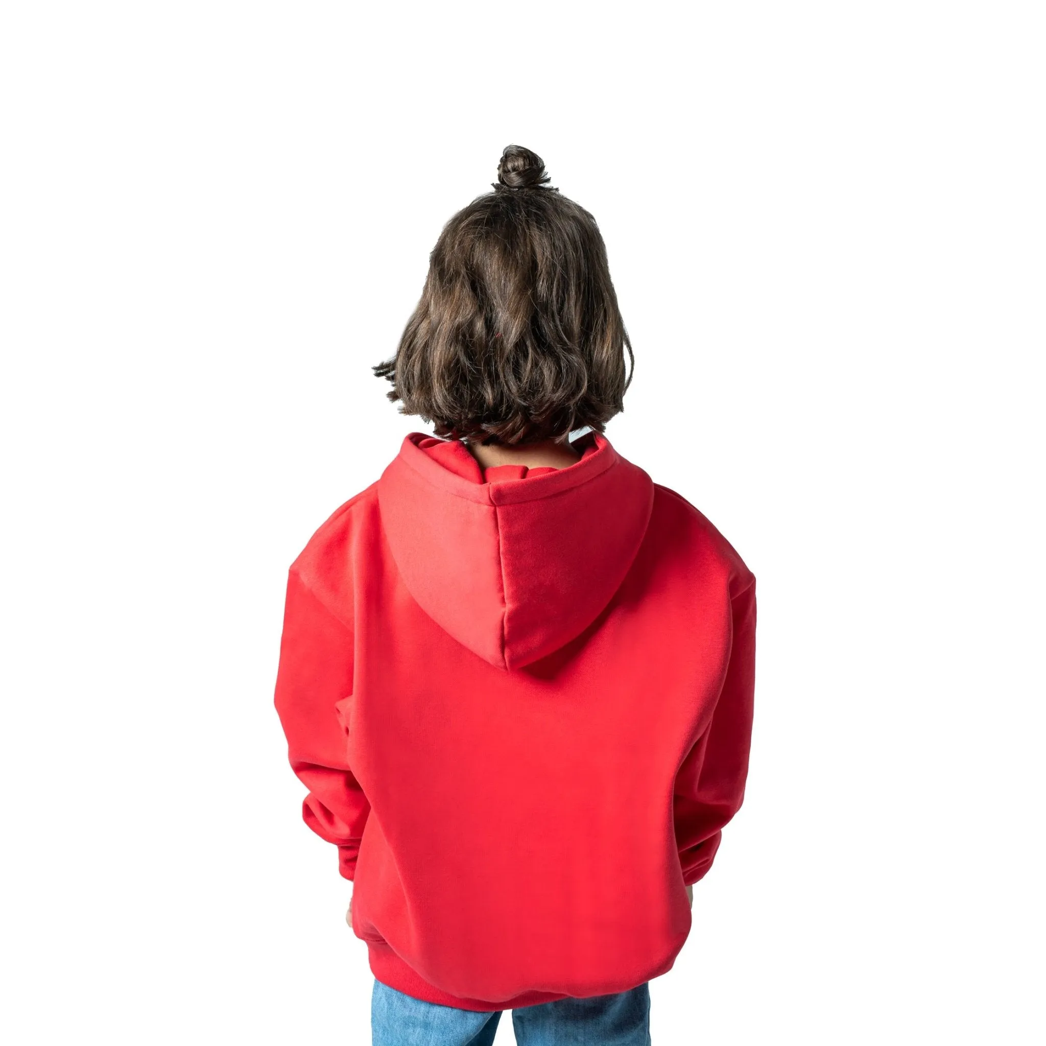Red Velcro Patch Hoodie - Unisex