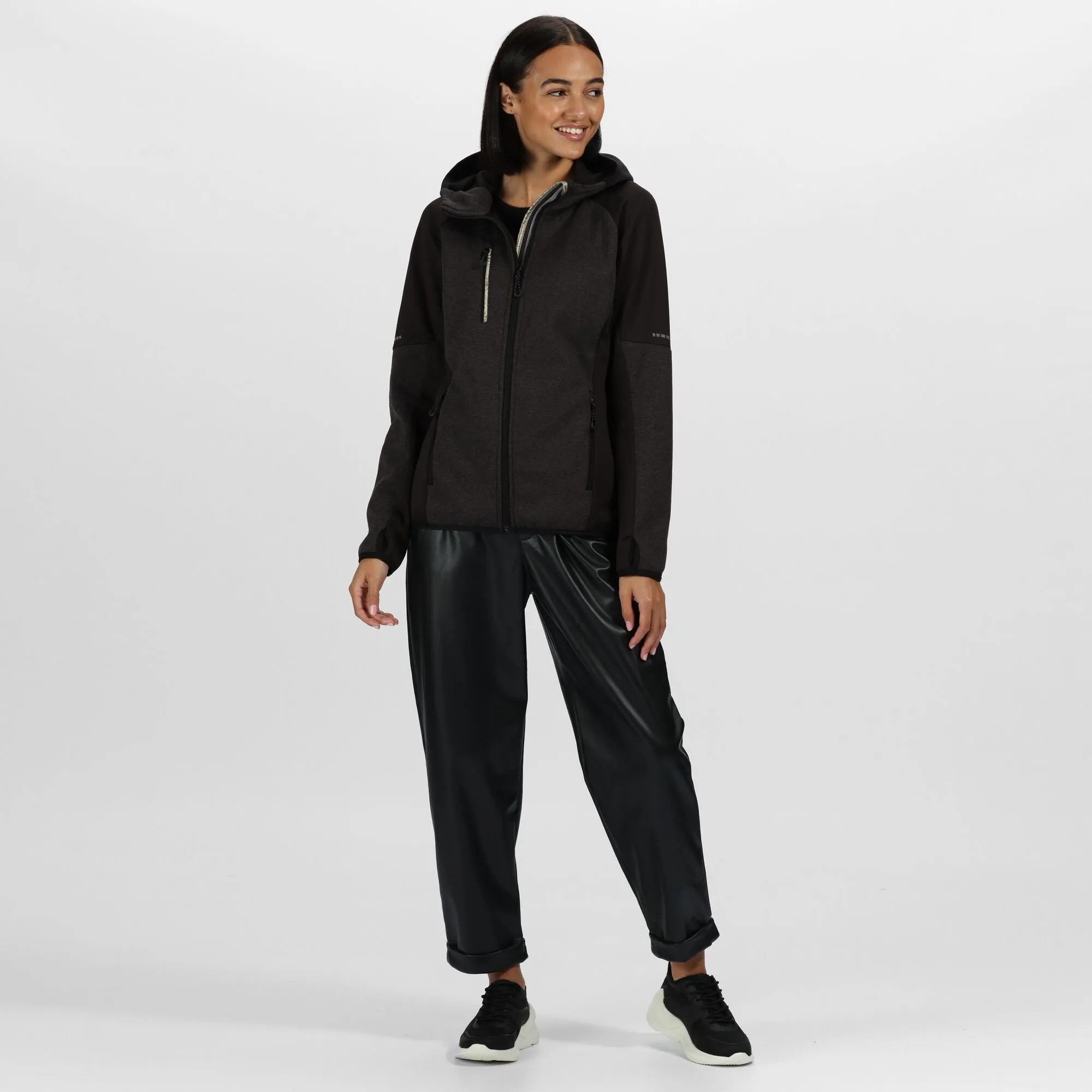 Regatta Professional Women's X-Pro Coldspring II Hybrid Performance Stretch Hooded Fleece Jacket