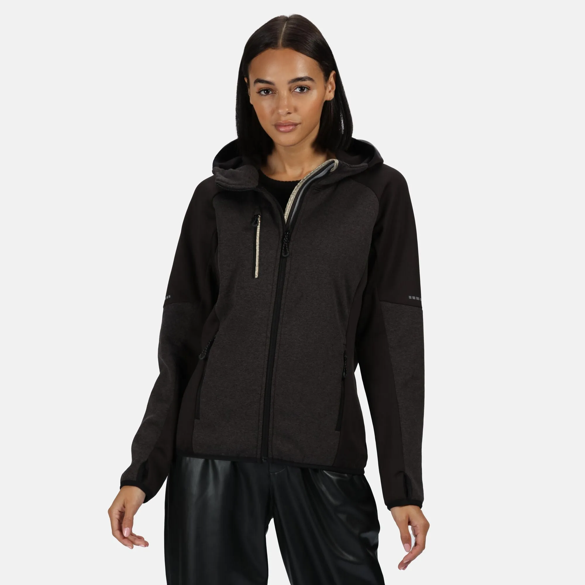 Regatta Professional Women's X-Pro Coldspring II Hybrid Performance Stretch Hooded Fleece Jacket