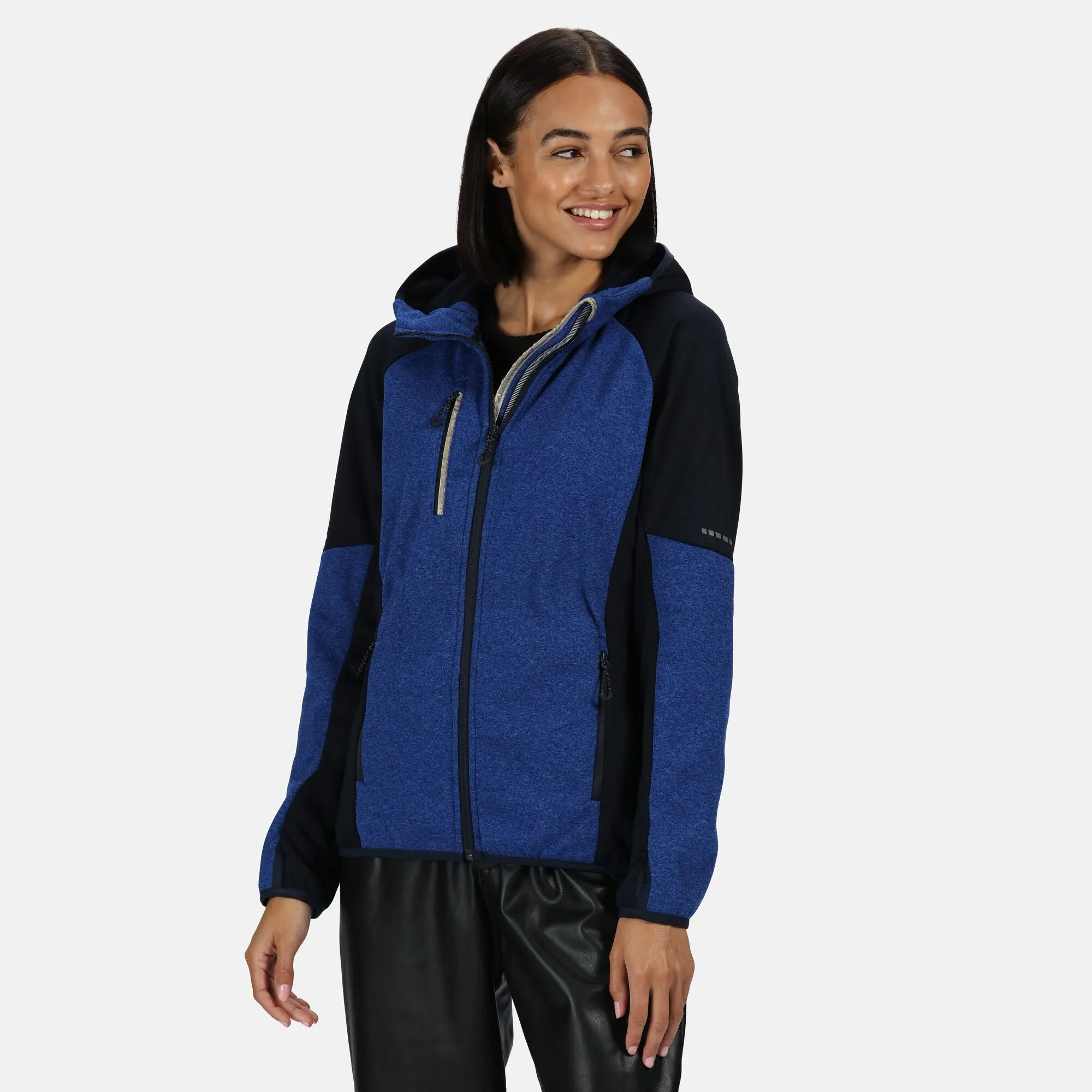 Regatta Professional Women's X-Pro Coldspring II Hybrid Performance Stretch Hooded Fleece Jacket