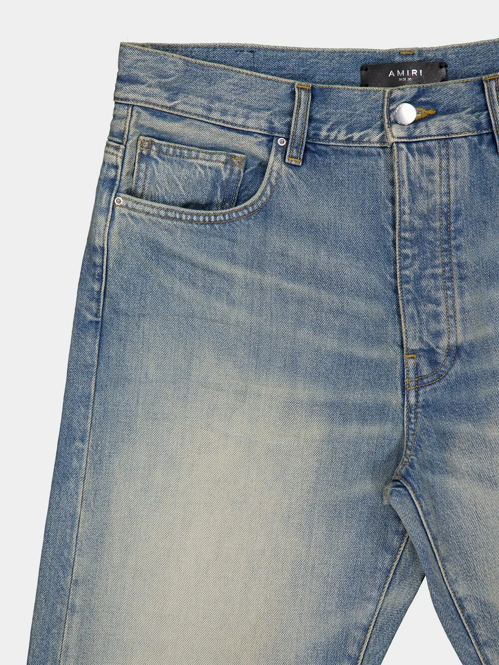Release Hem Straight Jeans
