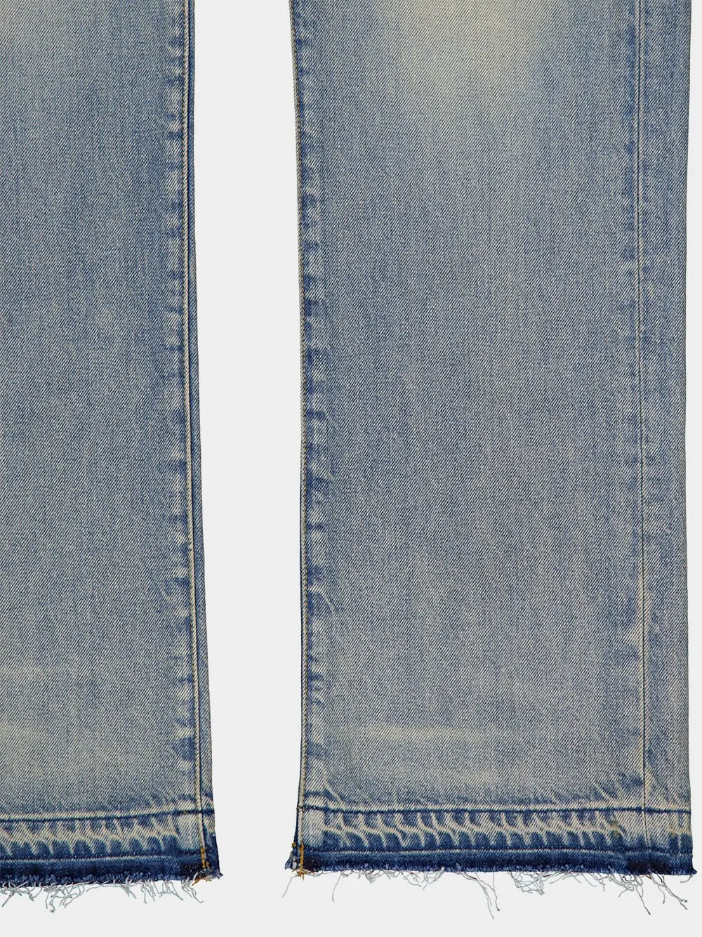 Release Hem Straight Jeans