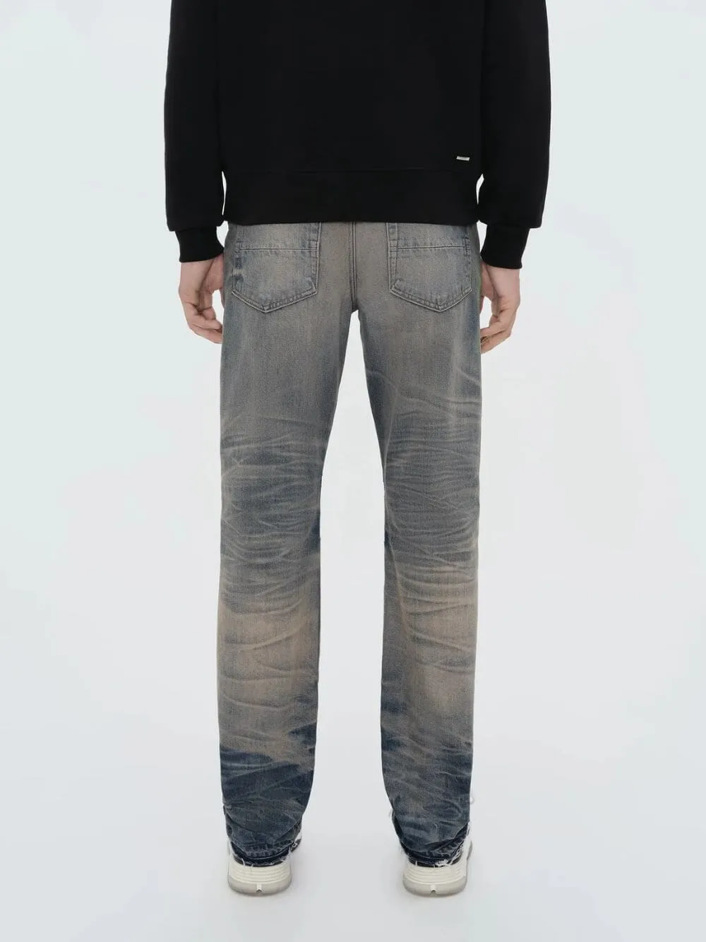 Release Hem Straight Jeans