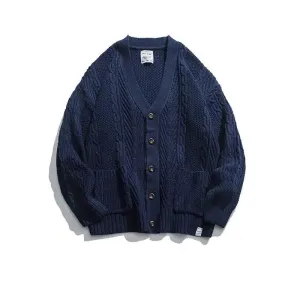 Retro Knitted Cardigan Jacket