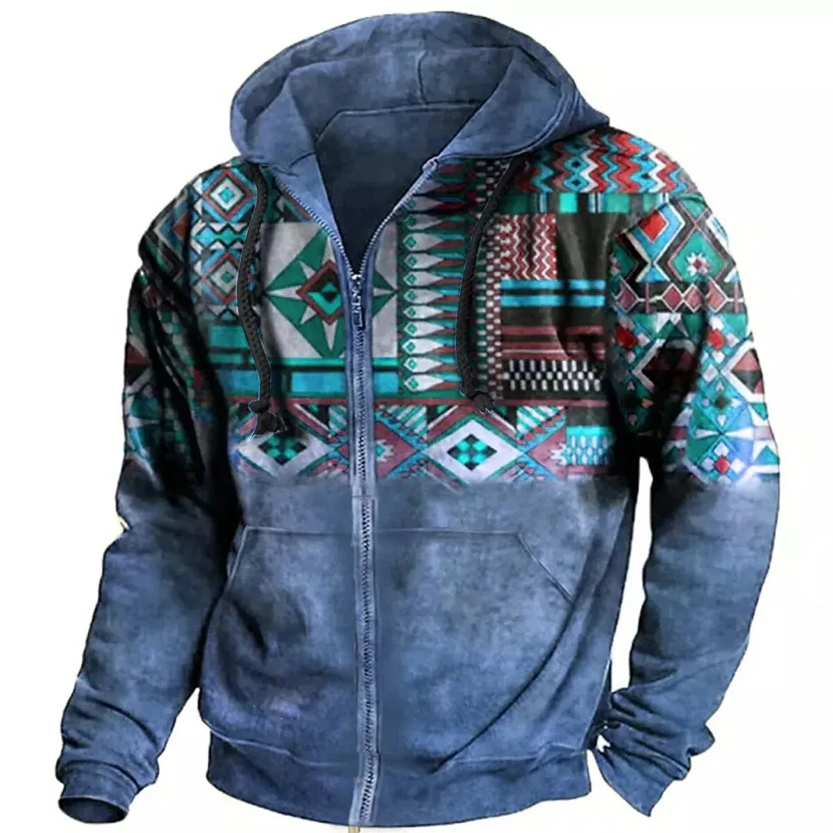 Retro outdoor jacket | vintage hoodie for men
