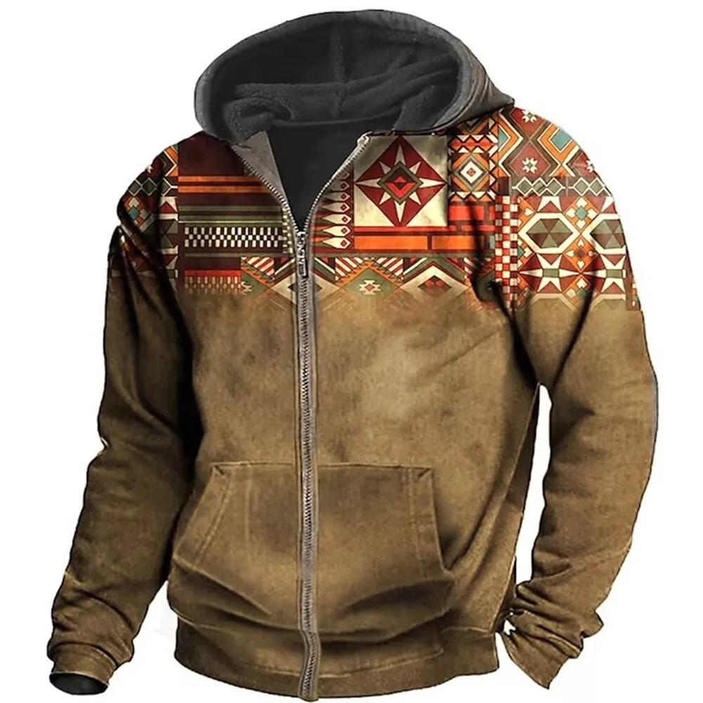 Retro outdoor jacket | vintage hoodie for men