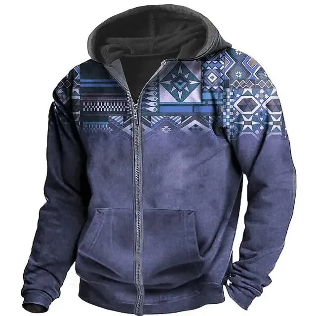Retro outdoor jacket | vintage hoodie for men