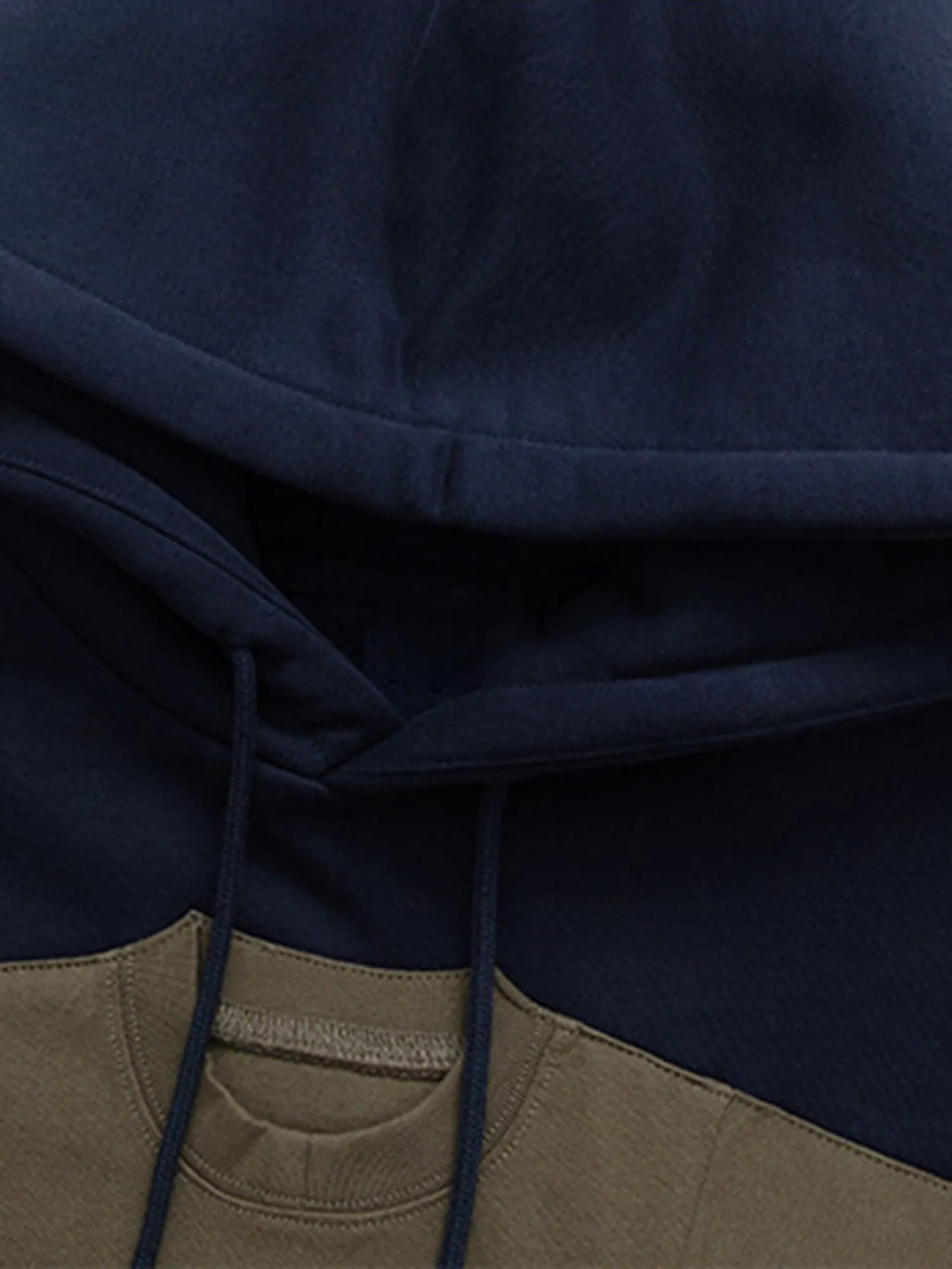 Rimiro - American Retro Fun Patchwork Velvet Hoodie