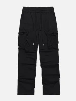 Rimiro - Large Pocket Wrinkle Cargo Pants